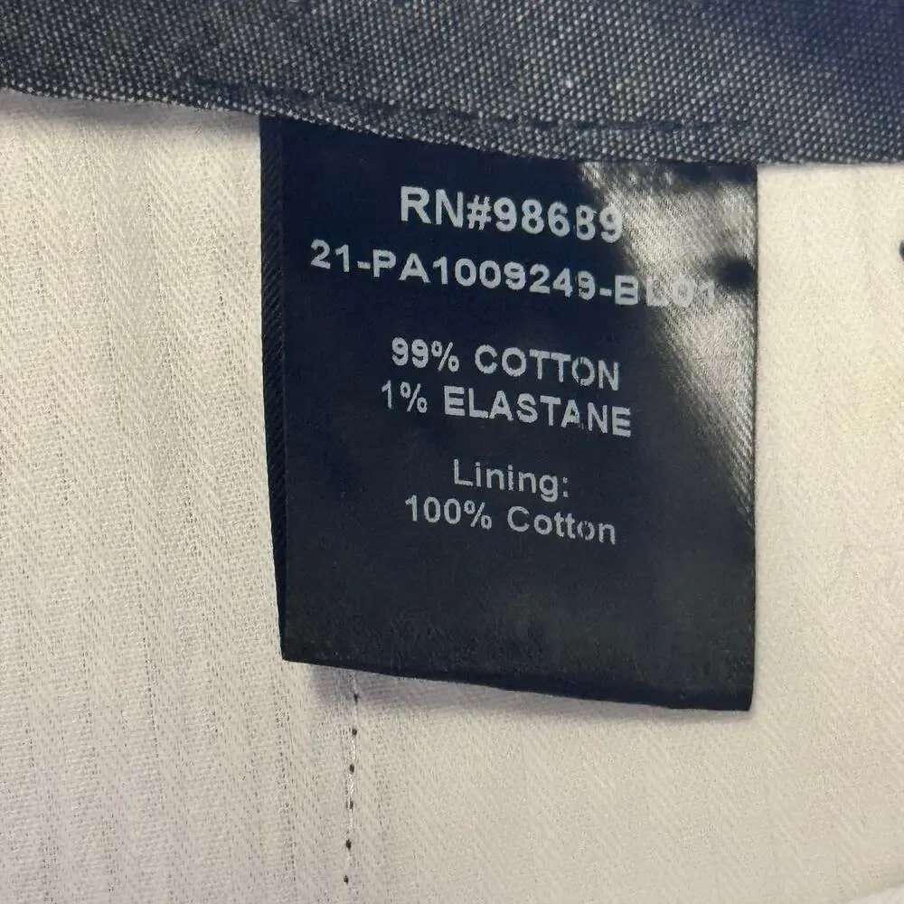 TODD SNYDER Mens 33 Gray Pinstripe‎ Seersucker Cuffed Crop Pants Kentucky Derby